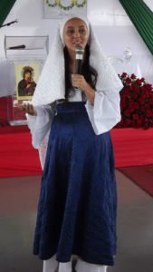 a encenac3a7c3a3o que lembrou a gestac3a7c3a3o da virgem maria