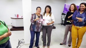 Gorette da Contabilidade foi uma das que ganhou brindes