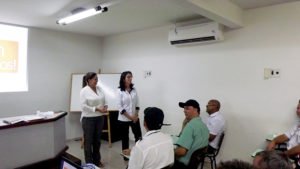 Isabela Maria e Socorro Aragão do RH da Unitrans