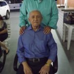 O empresário Alberto Pereira e seu pai Argemiro Cândido