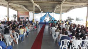 A garagem da Unitrans ficou lotada de funcionários