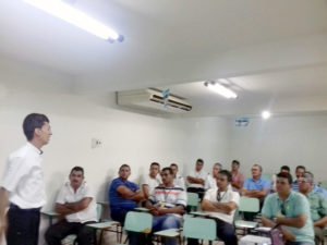 Allisson Ricarte chede de tráfego da Unitrans é instrutor da capacitação