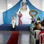 Padre Luiz Júnior deu sua benção no final do evento