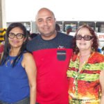Tacil Figueiredo com esposa e mãe