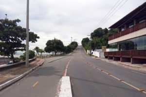 Trecho da interdição