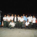 Os operadores da empresa de ônibus Santa Maria comemoraram o Dia do Motoristas nesta sexta feira