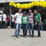 Integrantes da equipe organizadora da Feira de Servios realizada durante a Sipat da Unitrans
