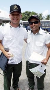 Leonardo e carlos elogiaram a Feira de Servios