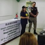 Major Sidnei da PM também participou da abertura da Sipat