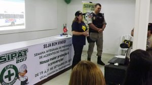 Major Sidnei da PM também participou da abertura da Sipat