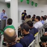 O diretor da Unitrans Alberto Pereira prestigiou a abertura da Sipat