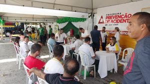 Os profissionais de Saúde foram todos coordenados pelo Sest