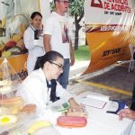 Pesagem e orientação nutricional também fizeram parte dasatividades da Feira