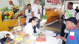 Pesagem e orientação nutricional também fizeram parte dasatividades da Feira