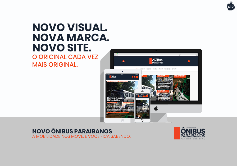 ônibus paraibanos novo layout formato arte link facebook