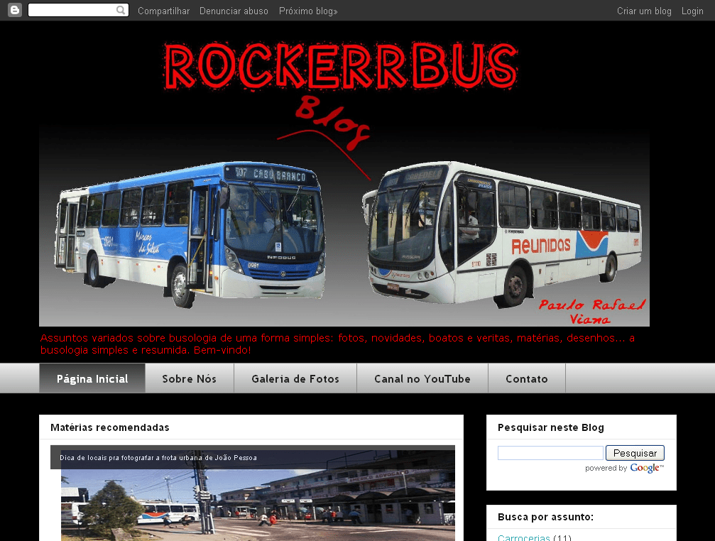 Informação no ponto e de cara nova 5 Rockerbus Blog março de 2011