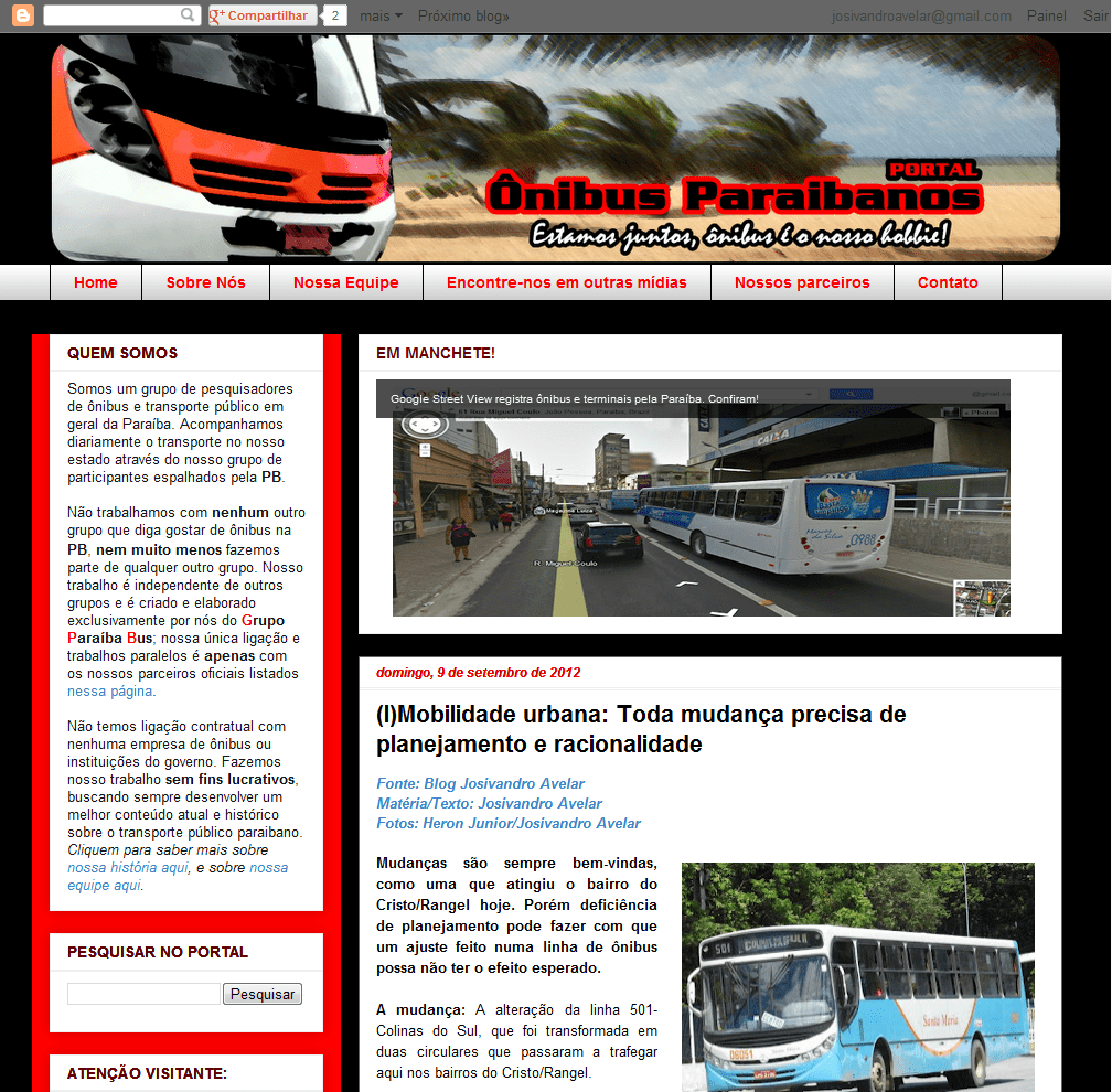 Sobre nós 4 matéria ônibus paraibanos