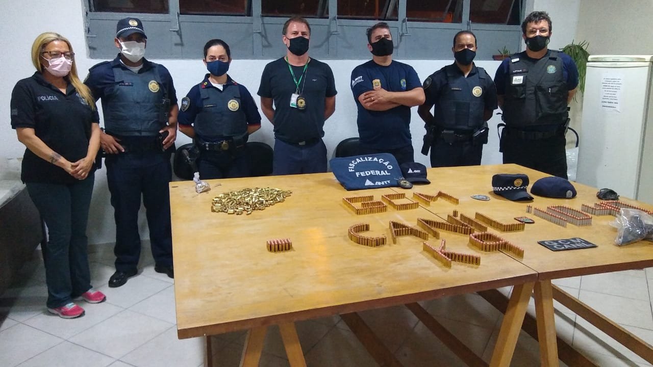 Operação Pascal da ANTT apreende ônibus clandestino, arma e munições em São Paulo 12 WhatsApp Image 2020 09 06 at 09.38.31