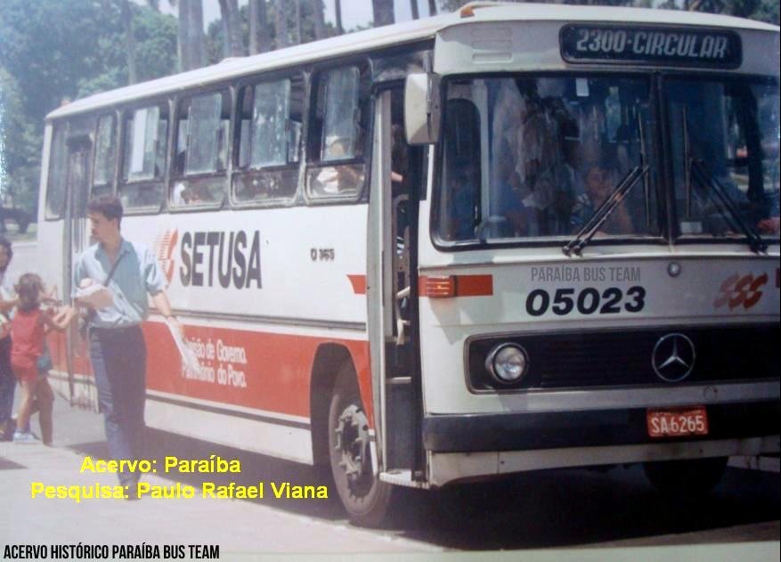 A dança dos prefixos dos ônibus de João Pessoa nos últimos 40 anos - Parte 1 16 SETUSA 05023
