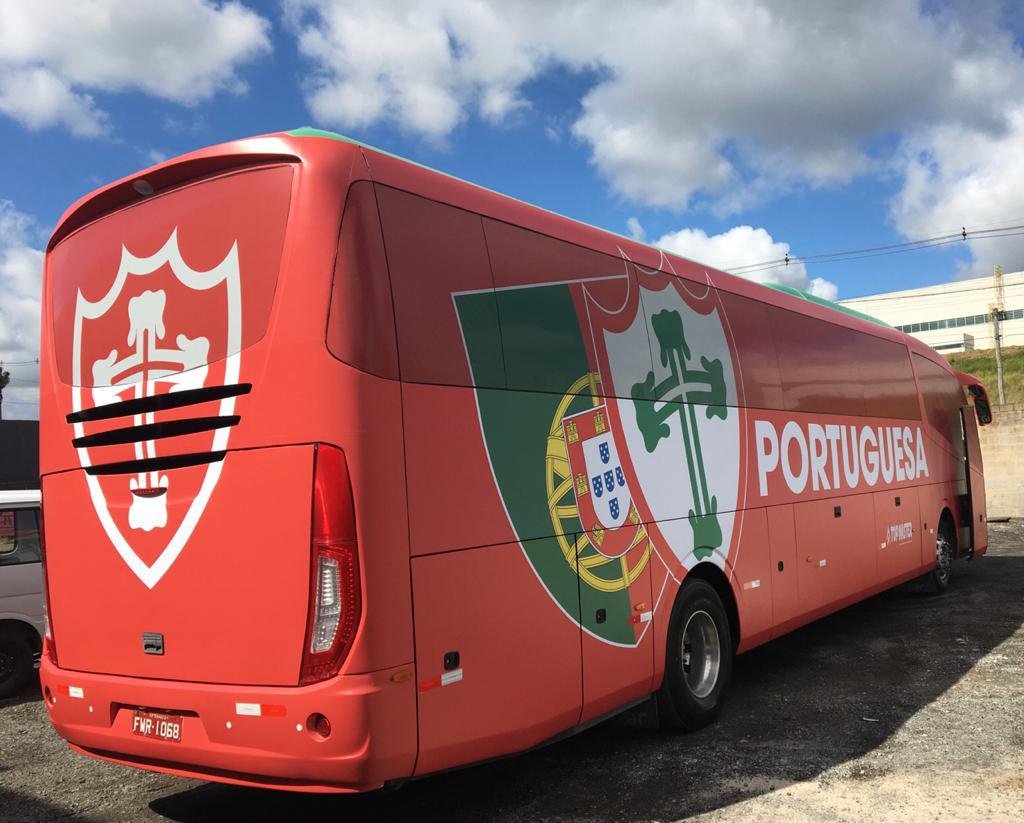 Confira as imagens do novo ônibus da Portuguesa - Ônibus & Transporte