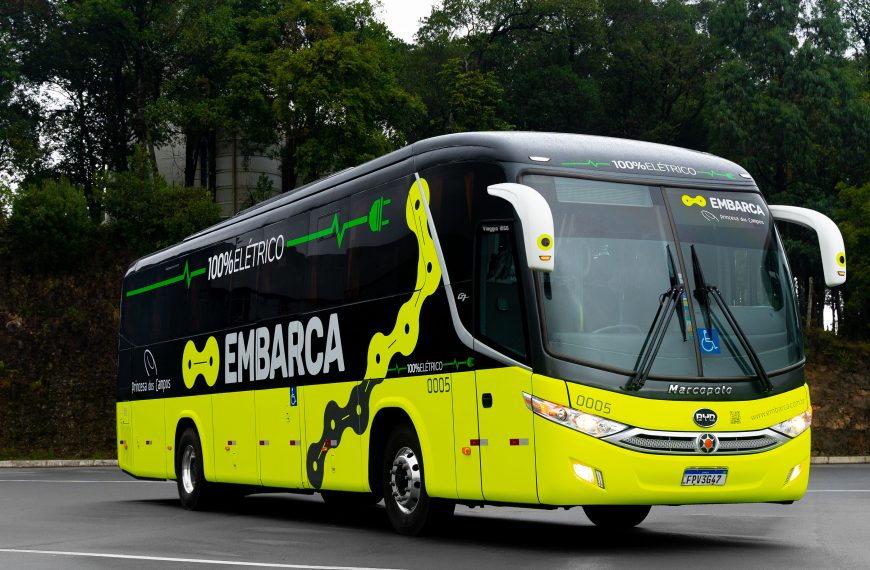 Embarca, Princesa dos Campos, BYD e Marcopolo iniciam operação com ônibus rodoviário intermunicipal 100% elétrico