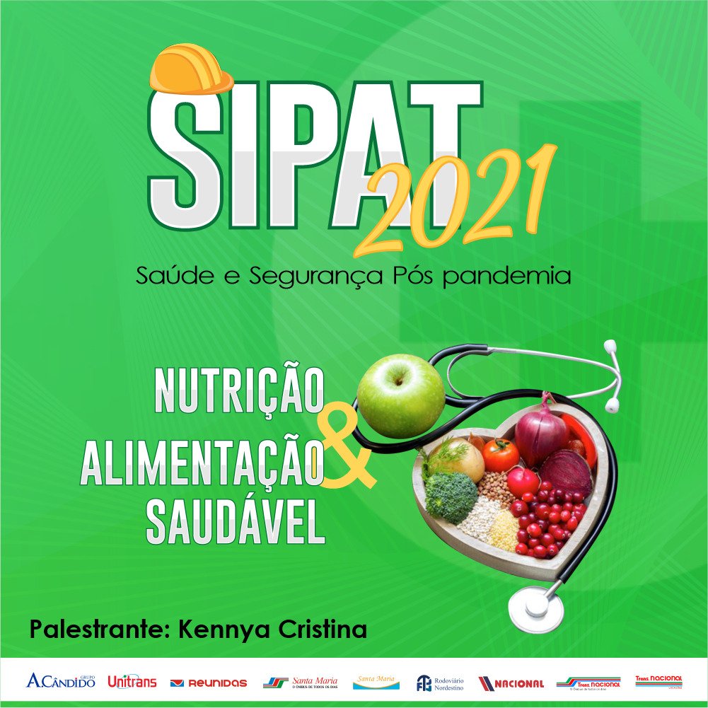 A primeira palestra da SIPAT foi sobre alimentacao