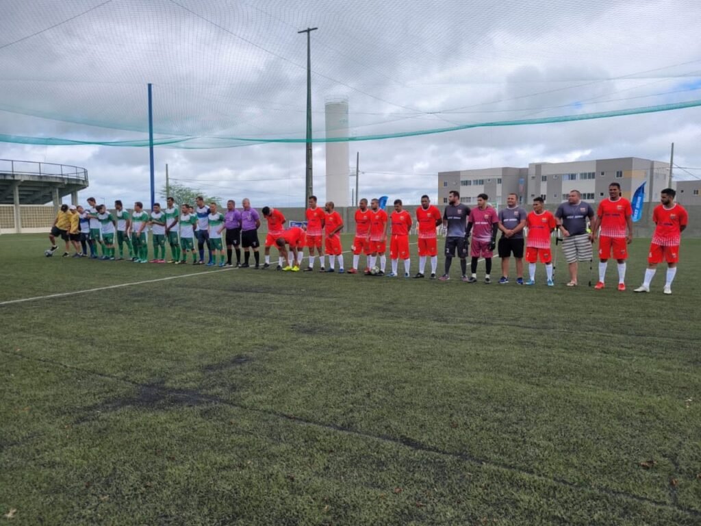 O time da Transnacional jogou contra o time da Nacional em Campina Grande