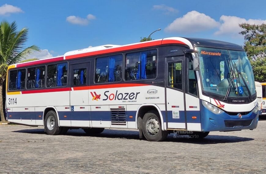 Solazer recebe seus primeiros ônibus Euro 6