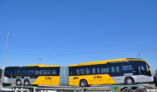 Primeiro dos novos BRT’s do corredor Transoeste já está no Rio de Janeiro
