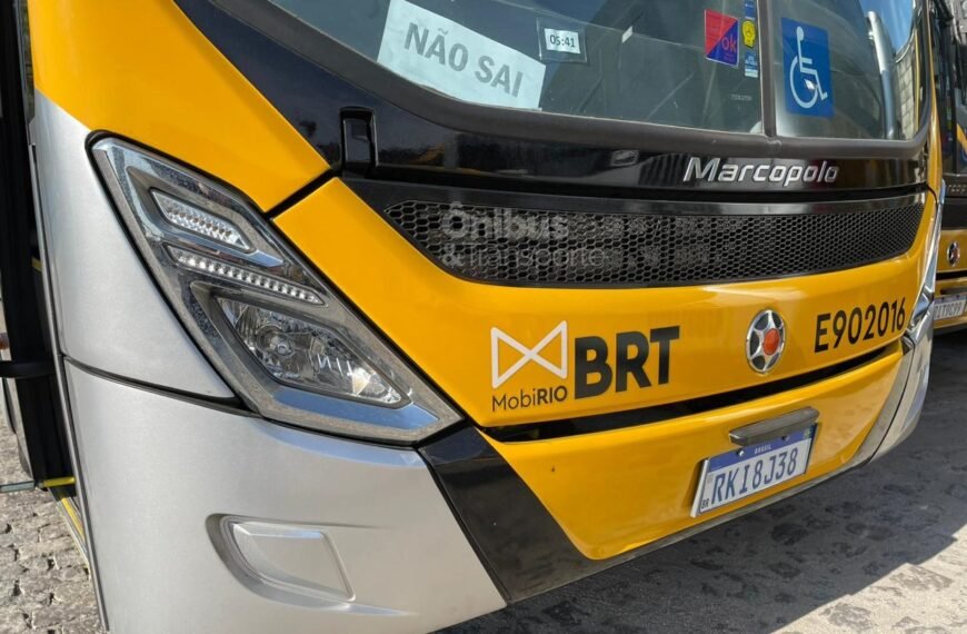Conheça como é o dia a dia de uma garagem do BRT do Rio de Janeiro
