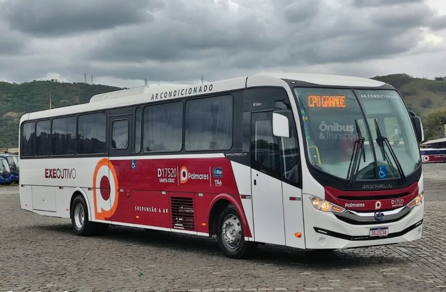 Primeiro ônibus rodoviário da Mascarello na frota da Palmares traz uma série de inovações