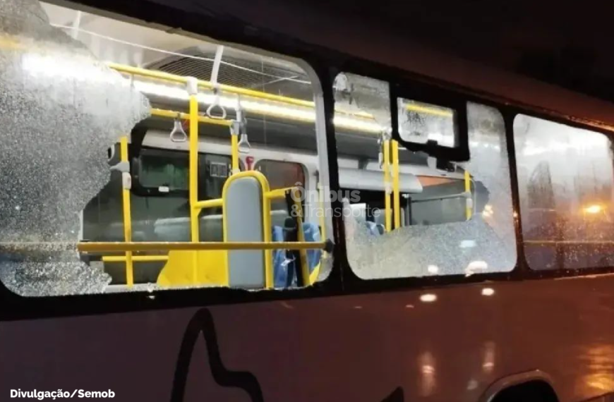 Novos ônibus do transporte público de Macaé vem sofrendo com forte onda de vandalismo