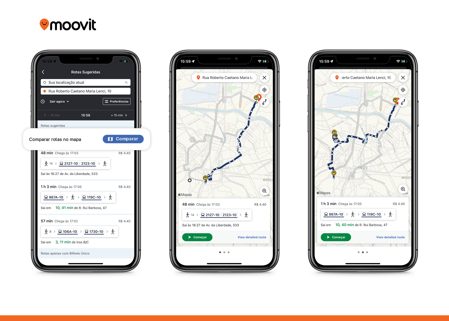 App de Mobilidade - Moovit. O melhor planejador de viagen urbanas