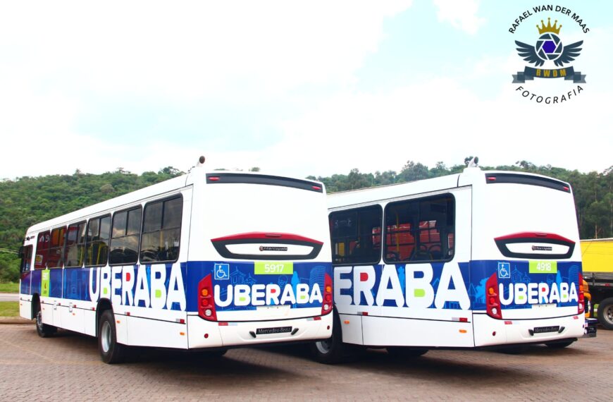 Linhas de ônibus são desviadas devido as obras de recapeamento da Avenida Nenê Sabino em Uberaba (MG)