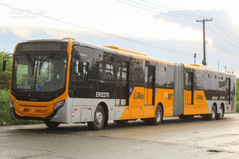 BRT MOBI-Rio recebe as primeiras unidades do Caio Millennium V ‘super articulado’