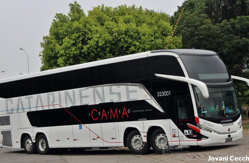 Catarinense começa a receber os primeiros ônibus da linha G8, da Marcopolo