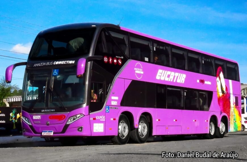 Eucatur amplia frota de ônibus Busscar