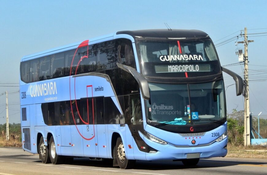 Guanabara anuncia que 100% das operações no Nordeste para o Centro-Oeste e Sudeste serão com ônibus de dois andares