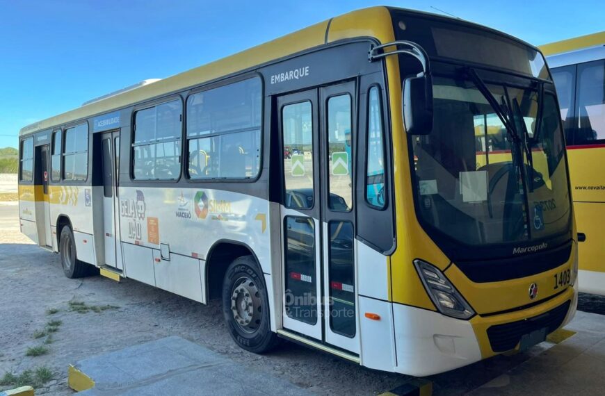 Viação Cidade de Maceió receberá ônibus 0 km com ar condicionado para a renovação da frota