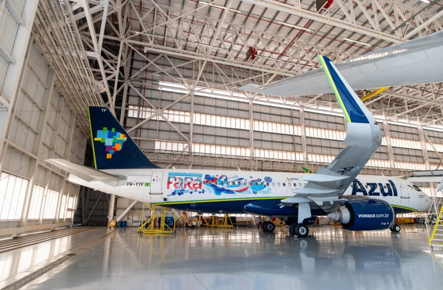 Azul lança primeira pintura do programa “Conheça o Brasil Voando”