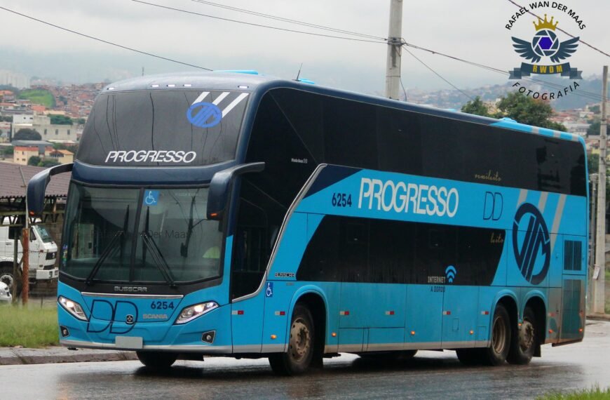 Busscar já iniciou a entrega dos novos Vissta Buss DD Euro 6 da Auto Viação Progresso