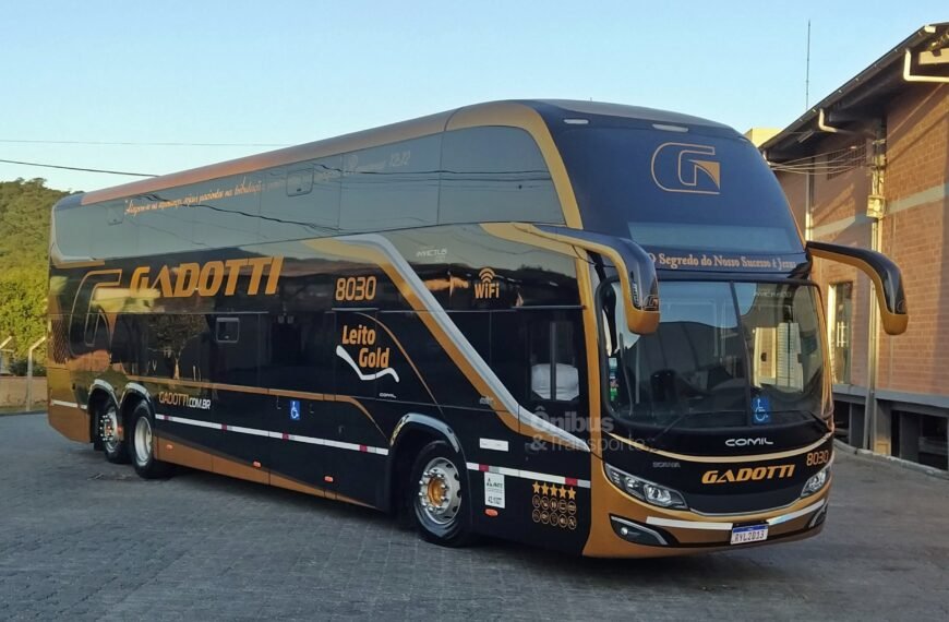 Auto Viação Gadotti reforça excelência com a chegada de novo ônibus Campione Invictus DD