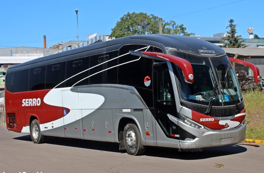 Viação Serro apresenta o novo ônibus Paradiso G8 1050 em Belo Horizonte