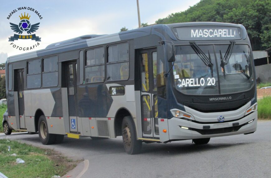 Nova Vista Transportes renova frota de ônibus em Belo Horizonte com unidades da Mascarello
