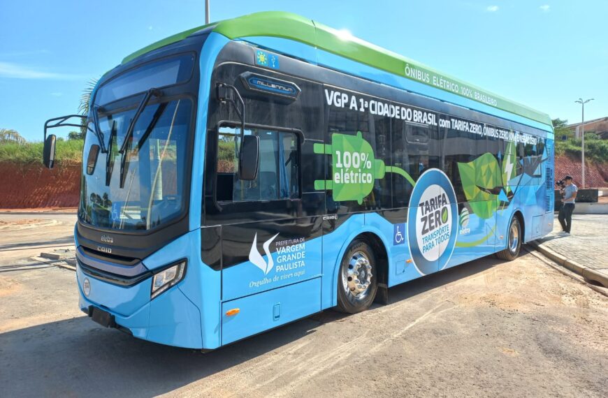 Vargem Grande Paulista (SP) recebe três novos ônibus 100% elétricos da Eletra e outros dez Apache Vip V da Caio para o Tarifa Zero