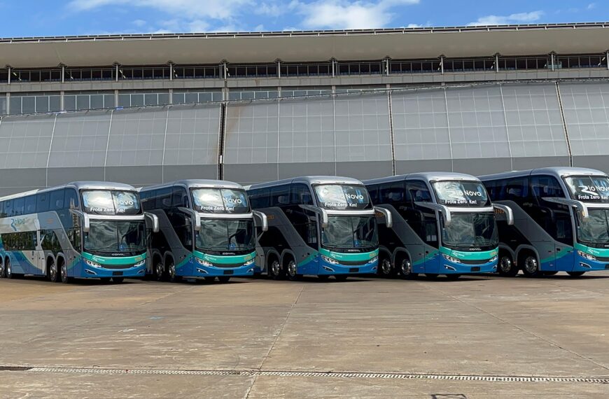 Rio Novo renova frota com cinco novos ônibus Campione Invictus DD