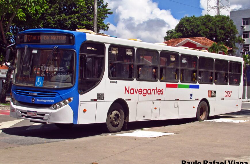 Viação São Jorge coloca em operação 10 ônibus seminovos com Wi-Fi em João Pessoa
