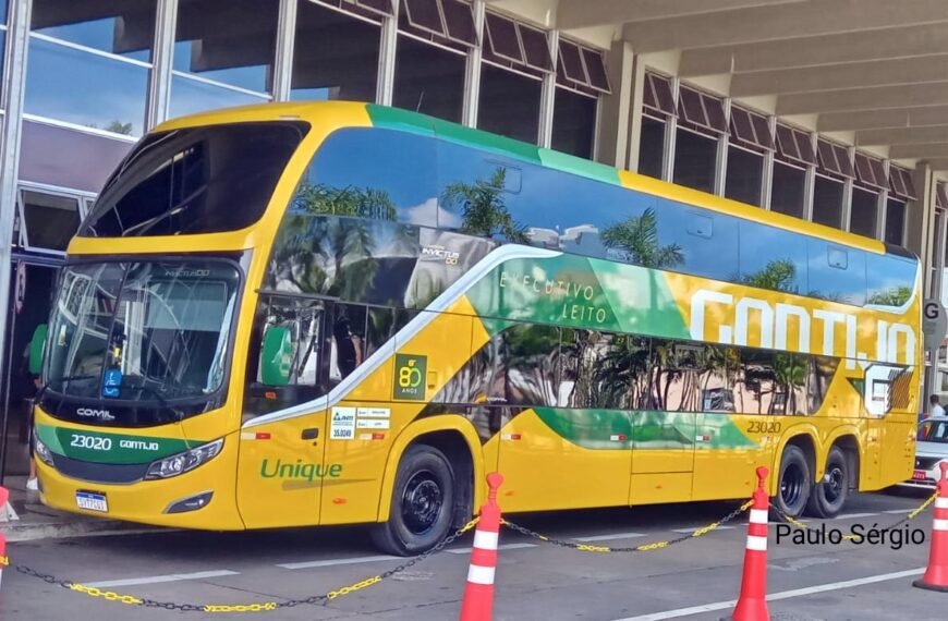 Empresa Gontijo apresenta novos ônibus Double Decker na Rodoviária de Belo Horizonte