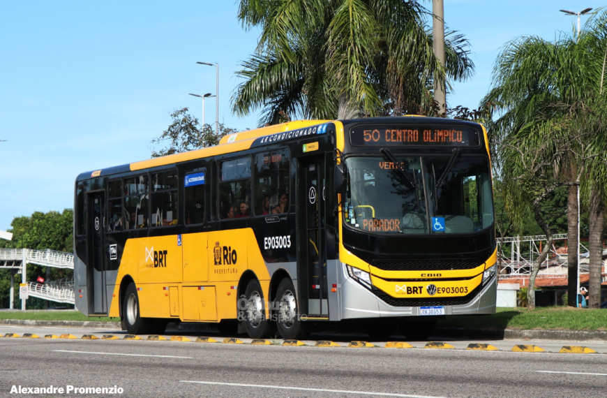 BRT MOBI-Rio abre inscrições para processo seletivo com 200 vagas de motoristas para veículos do tipo Padron