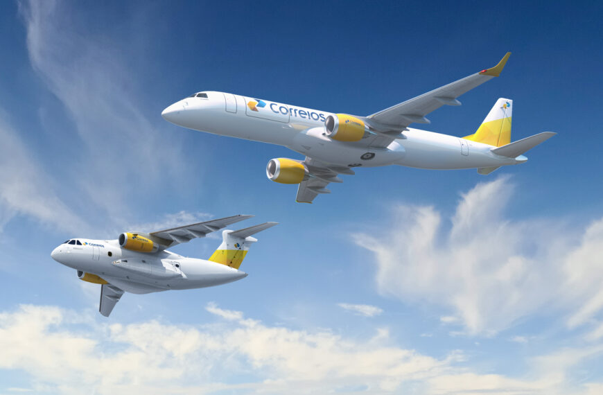 Embraer e Correios assinam acordo para otimização do transporte aéreo de cargas